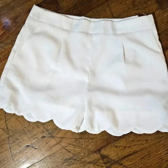 mittoshop Pants - Mittoshop Women's White Athletic Shorts
